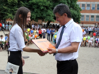 Ballagás a Petőfiben - fotó: Sándor Judit