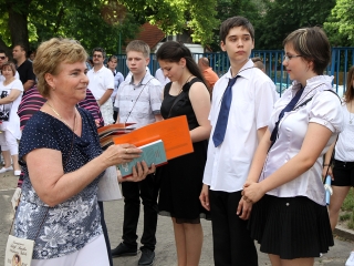 Ballagás a Petőfiben - fotó: Sándor Judit