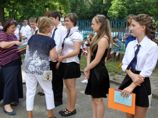 Ballagás a Petőfiben - fotó: Sándor Judit