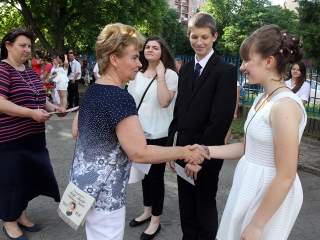 Ballagás a Petőfiben - fotó: Sándor Judit