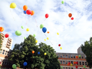 Ballagás a Petőfiben - fotó: Sándor Judit