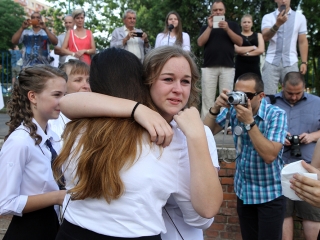 Ballagás a Petőfiben - fotó: Sándor Judit