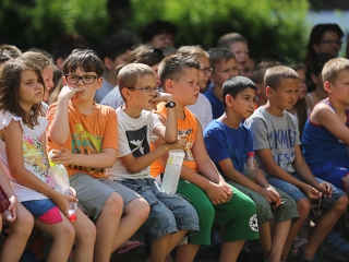 Így táboroznak az MMK-ban - fotó: Ónodi Zoltán