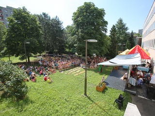 Így táboroznak az MMK-ban - fotó: Ónodi Zoltán