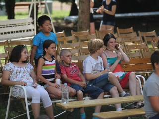 Így táboroznak az MMK-ban - fotó: Ónodi Zoltán