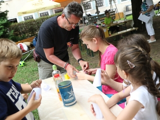 Így táboroznak az MMK-ban - fotó: Ónodi Zoltán