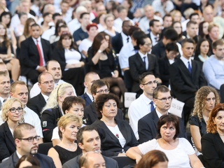 Diplomaosztó az Egyetemen 2016 - fotó: Ónodi Zoltán