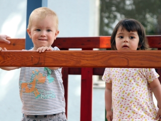 Játszótéravatás Újtelepen - fotó: Sándor Judit