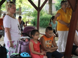 Játszótéravatás Újtelepen - fotó: Sándor Judit