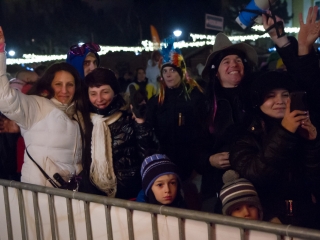 Szilveszteri utcabál a Főtéren - fotó: Ónodi Zoltán
