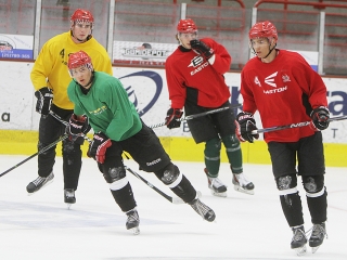 A DAB első jeges edzése - fotó: Sándor Judit