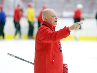 A DAB első jeges edzése - fotó: Sándor Judit