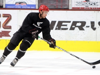 A DAB első jeges edzése - fotó: Sándor Judit