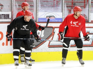 A DAB első jeges edzése - fotó: Sándor Judit