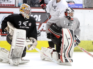 A DAB első jeges edzése - fotó: Sándor Judit