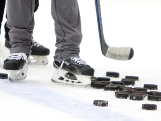A DAB első jeges edzése - fotó: Sándor Judit