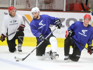 A DAB első jeges edzése - fotó: Sándor Judit