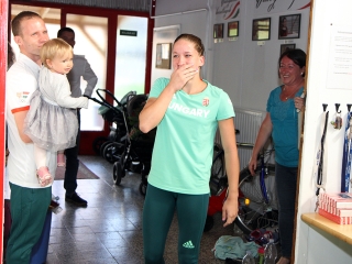 Rio 2016 - hazaérkezett Kovács Zsófia - fotó: Sándor Judit