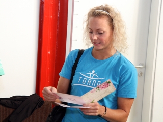 Rio 2016 - hazaérkezett Kovács Zsófia - fotó: Sándor Judit