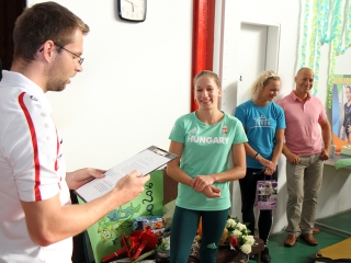 Rio 2016 - hazaérkezett Kovács Zsófia - fotó: Sándor Judit