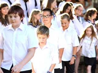 Évnyitó ünnepség a gimiben - fotó: Sándor Judit