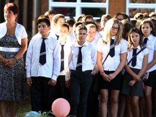 Évnyitó ünnepség a gimiben - fotó: Sándor Judit