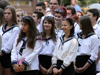 Évnyitó ünnepség a gimiben - fotó: Sándor Judit