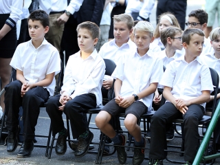 Évnyitó ünnepség a gimiben - fotó: Sándor Judit