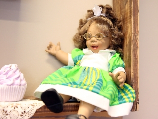 Babakiállítás az Aprók Háza tagoviban - fotó: Sándor Judit