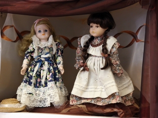 Babakiállítás az Aprók Háza tagoviban - fotó: Sándor Judit