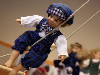 Babakiállítás az Aprók Háza tagoviban - fotó: Sándor Judit