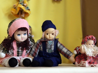 Babakiállítás az Aprók Háza tagoviban - fotó: Sándor Judit