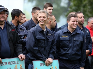 Tűzoltók versenye a Szalki-szigeten - fotó: Sándor Judit