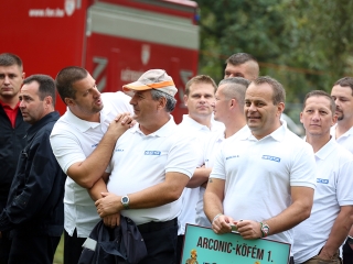 Tűzoltók versenye a Szalki-szigeten - fotó: Sándor Judit