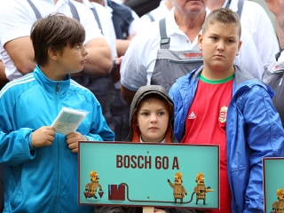 Tűzoltók versenye a Szalki-szigeten - fotó: Sándor Judit