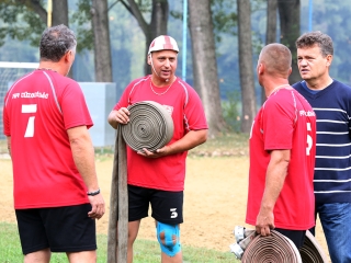 Tűzoltók versenye a Szalki-szigeten - fotó: Sándor Judit