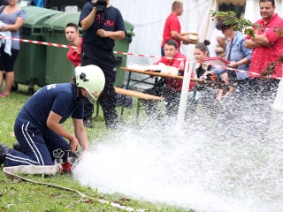 Tűzoltók versenye a Szalki-szigeten - fotó: Sándor Judit