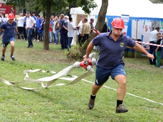 Tűzoltók versenye a Szalki-szigeten - fotó: Sándor Judit