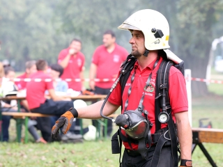 Tűzoltók versenye a Szalki-szigeten - fotó: Sándor Judit