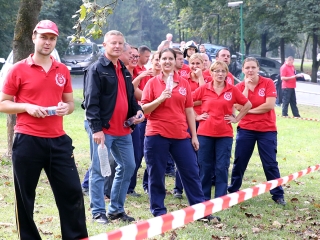 Tűzoltók versenye a Szalki-szigeten - fotó: Sándor Judit
