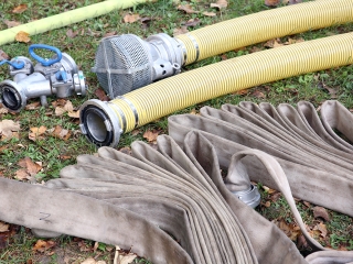 Tűzoltók versenye a Szalki-szigeten - fotó: Sándor Judit