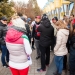 Szurkolói flashmob az Acélbikák edzésén - fotó: Ónodi Zoltán