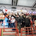 Szurkolói flashmob az Acélbikák edzésén - fotó: Ónodi Zoltán