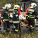 Súlyos baleset, tűzoltói beavatkozással - fotó: 