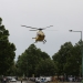 Mentőhelikopter szállt le a Béke térre - fotó: 