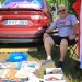 Közösségi kincsvadászat a volt újtelepi iskola udvarán - fotó: 