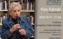 Kiss Kálmán költő lesz az Utószó vendége