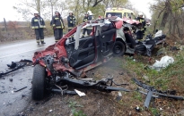 Frontális karambol az 51-es főúton