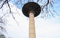 Mezőföldvíz: látható, de nem veszélyes a víztorony dőlése Mezőföldvíz: látható, de nem veszélyes a víztorony dőlése