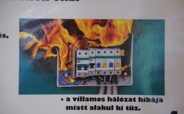 Bemutató a lakástüzek visszaszorításáért